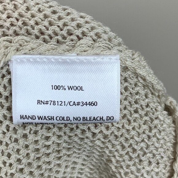 Eileen Fisher Open Knit Light-weight Wool Sweater - Picture 4 of 6